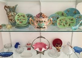 Majolica, Capodimonte, Glass and Crystal!