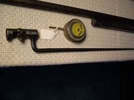 Civil War bayonet w Antq quick loader