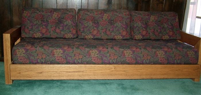 Combo Oak Twin sleeper/sofa