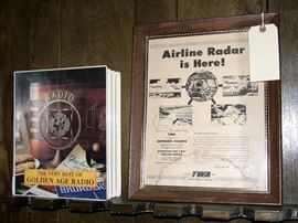 TWA/Howard Hughes signed advertisement