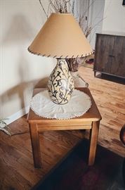 Beautiful lamp and end table