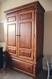 Paneled armoire 