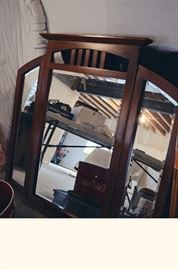 Kincaid Cherry "Gathering House" Shaker style Tri-View Mirror