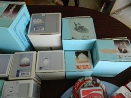 Lladro boxes - Vintage Mint Green Boxes and Newer 