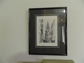 Sample of pen/pencil drawings of Spain.