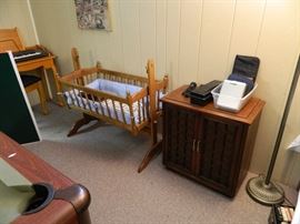 Mid Century Record Storage Cabinet