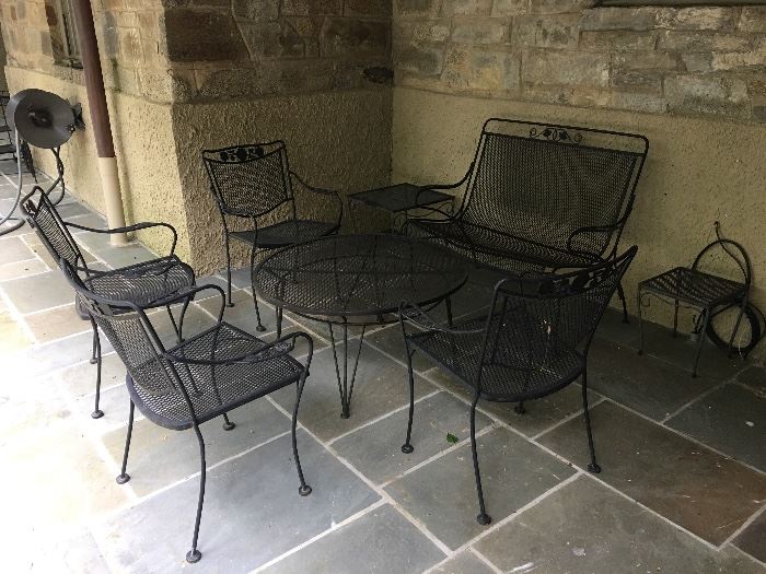 Set of Wrought Iron Furniture