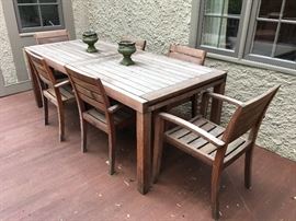 Teak outdoor Table