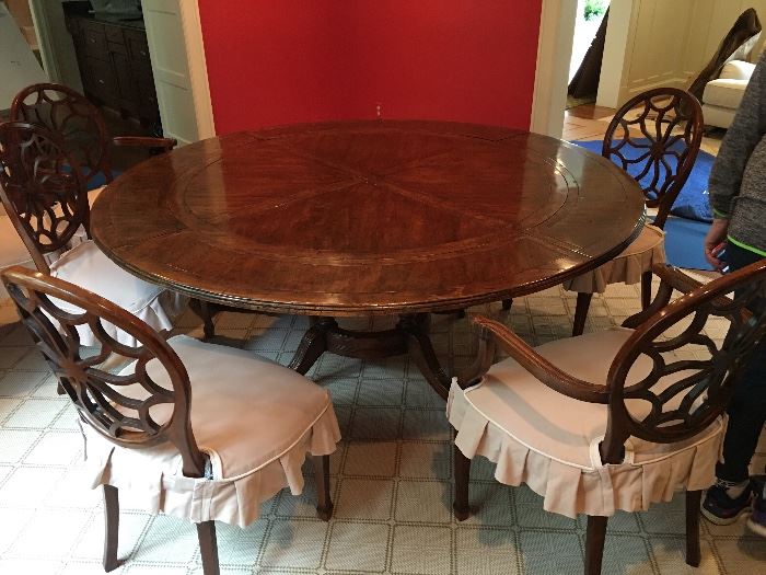GUy Chaddock Dining Table and Chairs 