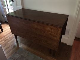 Antique drop leaf table