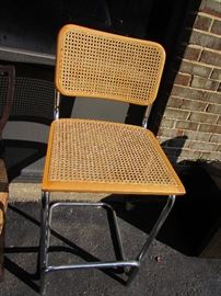 Vintage chrome Cesca bar height chair