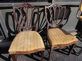 Set of 3 vintage side chairs