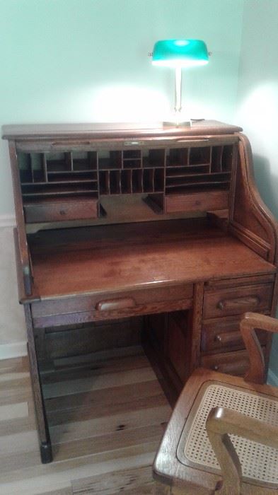 Beautifully restored roll top desk 