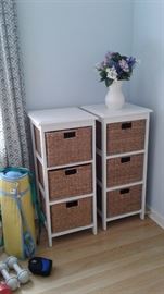 Pair of great storage towers