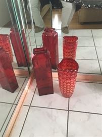 Glass vases