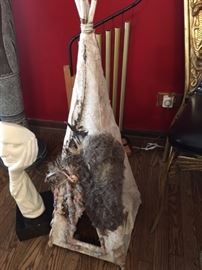 Teepee, stands approximately 36"