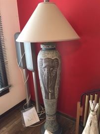 Elephant floor lamp, perfect condition! (2 available)