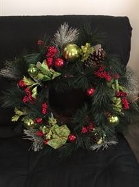 Christmas wreath, nicely done