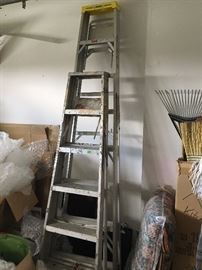 Aluminum ladders (2 sizes)