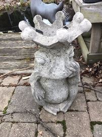 Frog statue