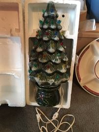 Ceramic light up tree