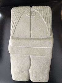 The Kiss, 1916.  Brancusi Constantin.  Made of limestone.