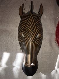 African zebra mask