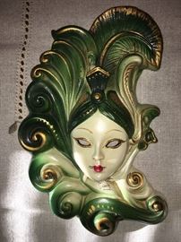 ceramic mask, made in Italy