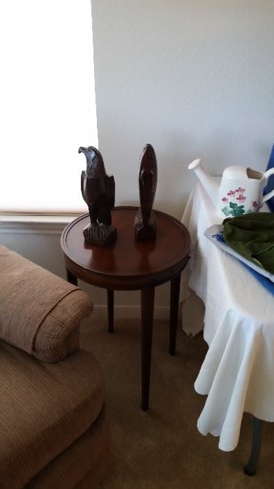 The next few pictures are  neat small end tables, that can fit anywhere in your home.