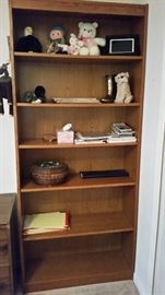 If you are looking for a nice bookcase , we have several in the house.