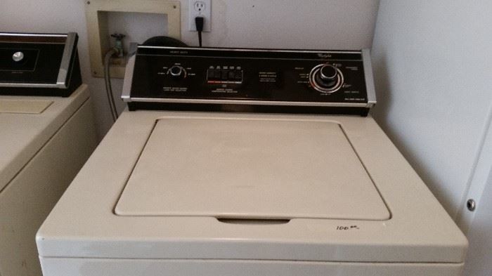 Whirlpool washer with matching dryer