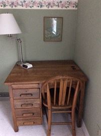 Solid Oak desk