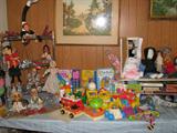 vintage toys and marionettes