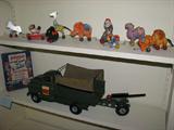 Fisher Price Woosy-Wee circus set and Buddy L Army supply truck
