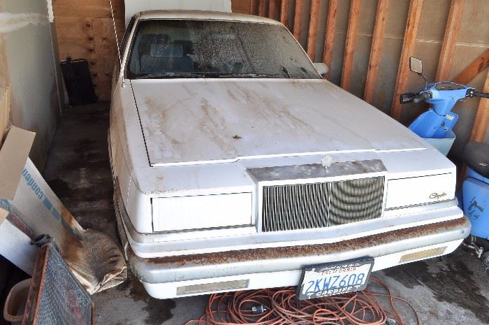 1988 Chrysler New Yorker Collector car condition 6. stored and not started in 10+ years. Sold non-op and as is. Clean title and currently registered. Asking $500.  or best offer