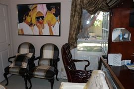 Artwork on the wall is not for sale, sorry!