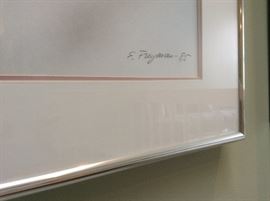 Pair of portraits by E. Freyman, 1985