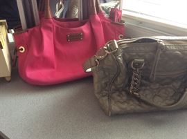 Handbags by Kate Spade and Betsey Johnson 
