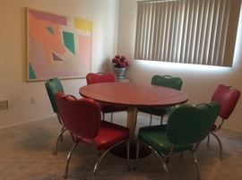 Fifties style dinette table and chairs