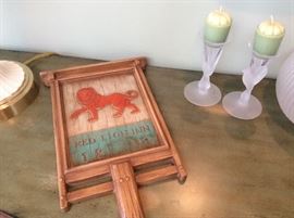 Vintage Red Lion Inn sign