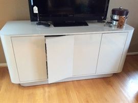 Custom television cabinet, one of several custom Formica pieces