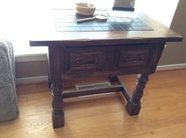 Vintage slate top table