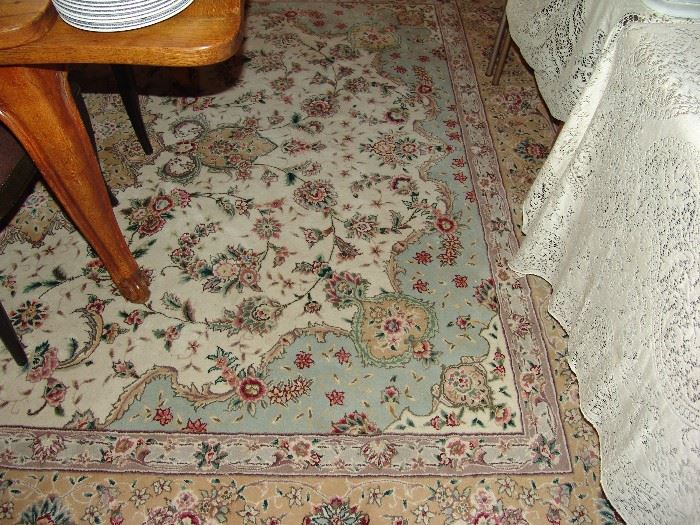 Chinese designed dining room rug