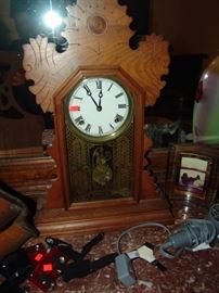 Walnut clock