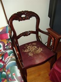 Mahogany side chair