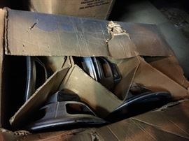 Brand-new unused HH Scott 12 inch speakers, all vintage