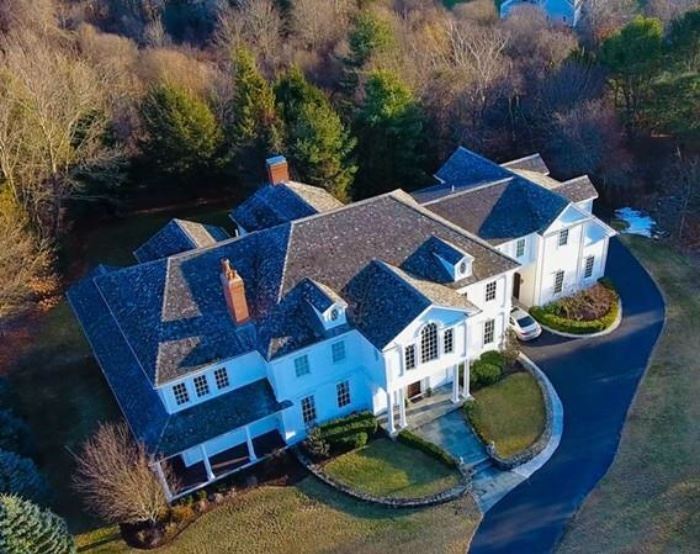 Aerial view of this exquisite Hingham Estate, A Must See!!