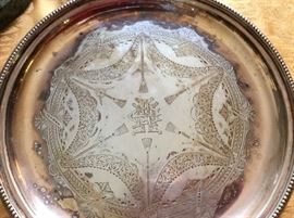 Silver tray