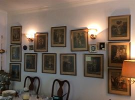 Antique Wheatley engravings The Cries of London 