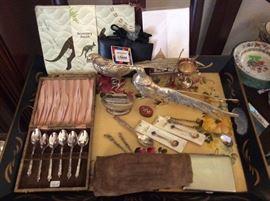 Various silver & silverplate